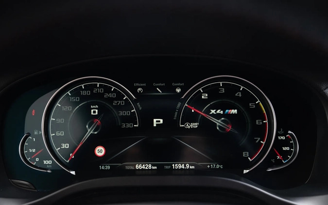 BMW X4 cena 279900 przebieg: 66300, rok produkcji 2019 z Blachownia małe 326